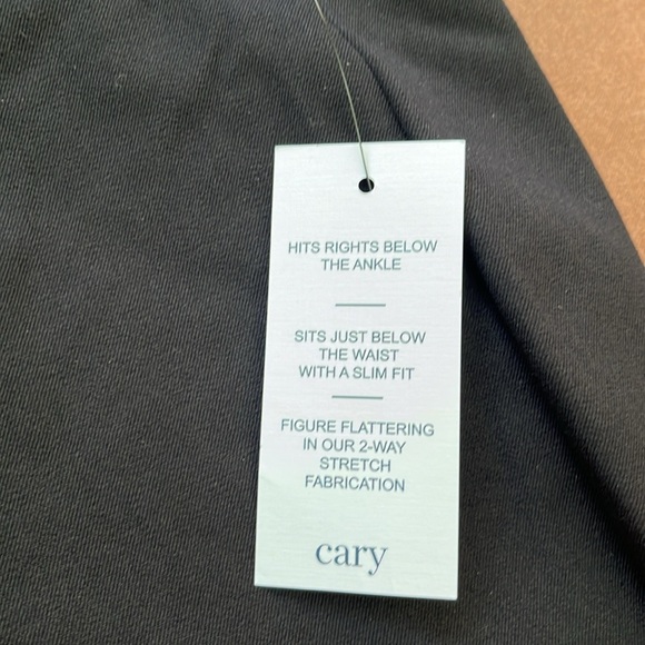 Crown & Ivy “Cary” Black ladies dress pants Size 12 inseam 29 NWT - Picture 4 of 6